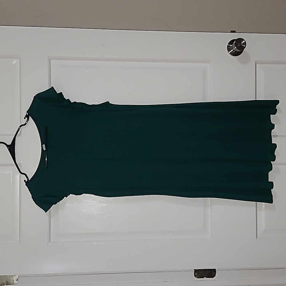 Old Navy dark green dress